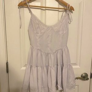 PRINCESS POLLY WHITE SUN DRESS